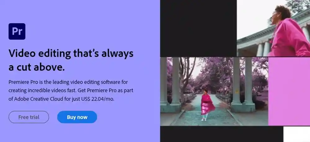 Adobe Premiere Pro pricing