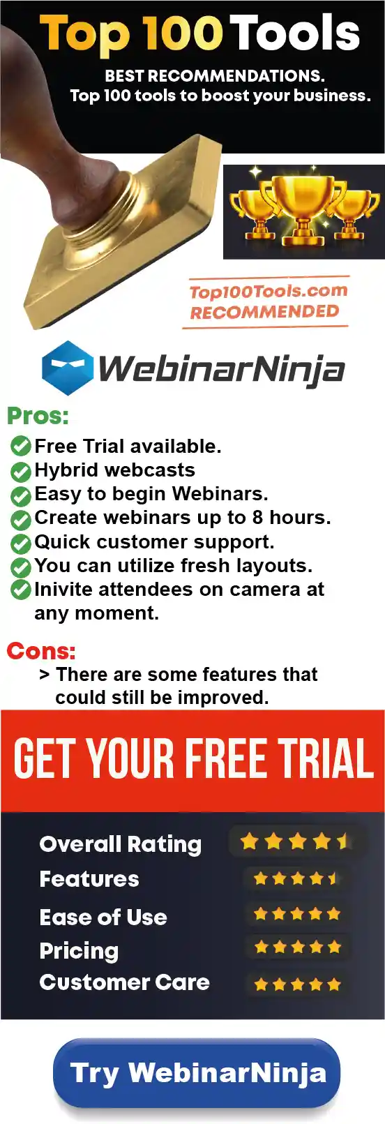 WebinarNinja free trial