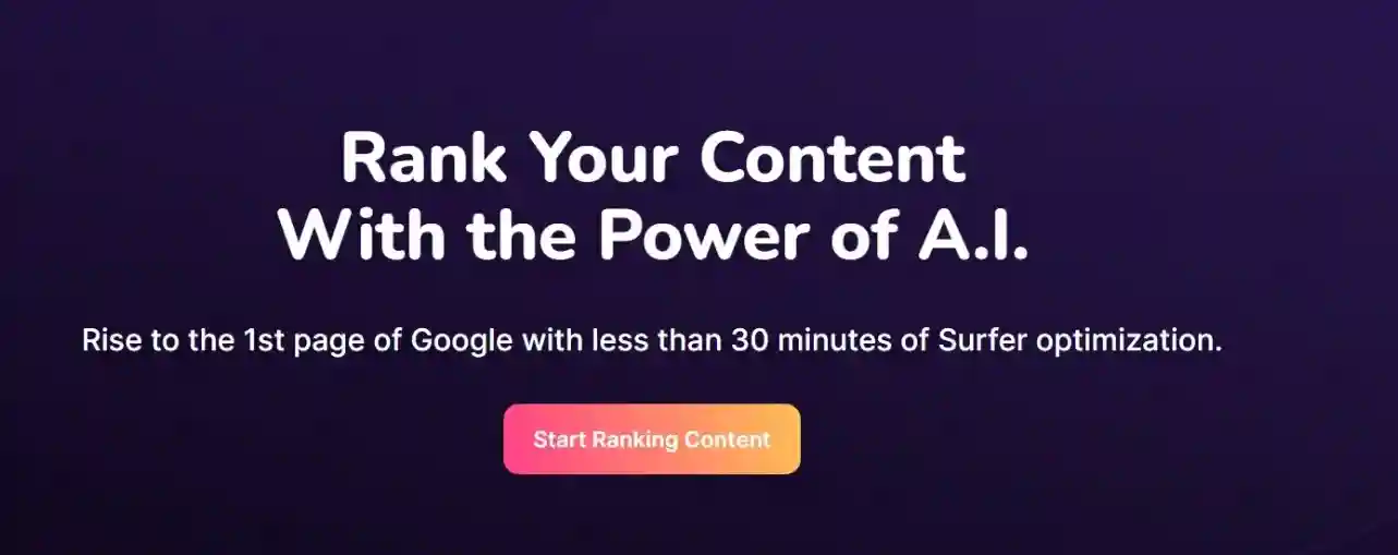 Surfer SEO feature
